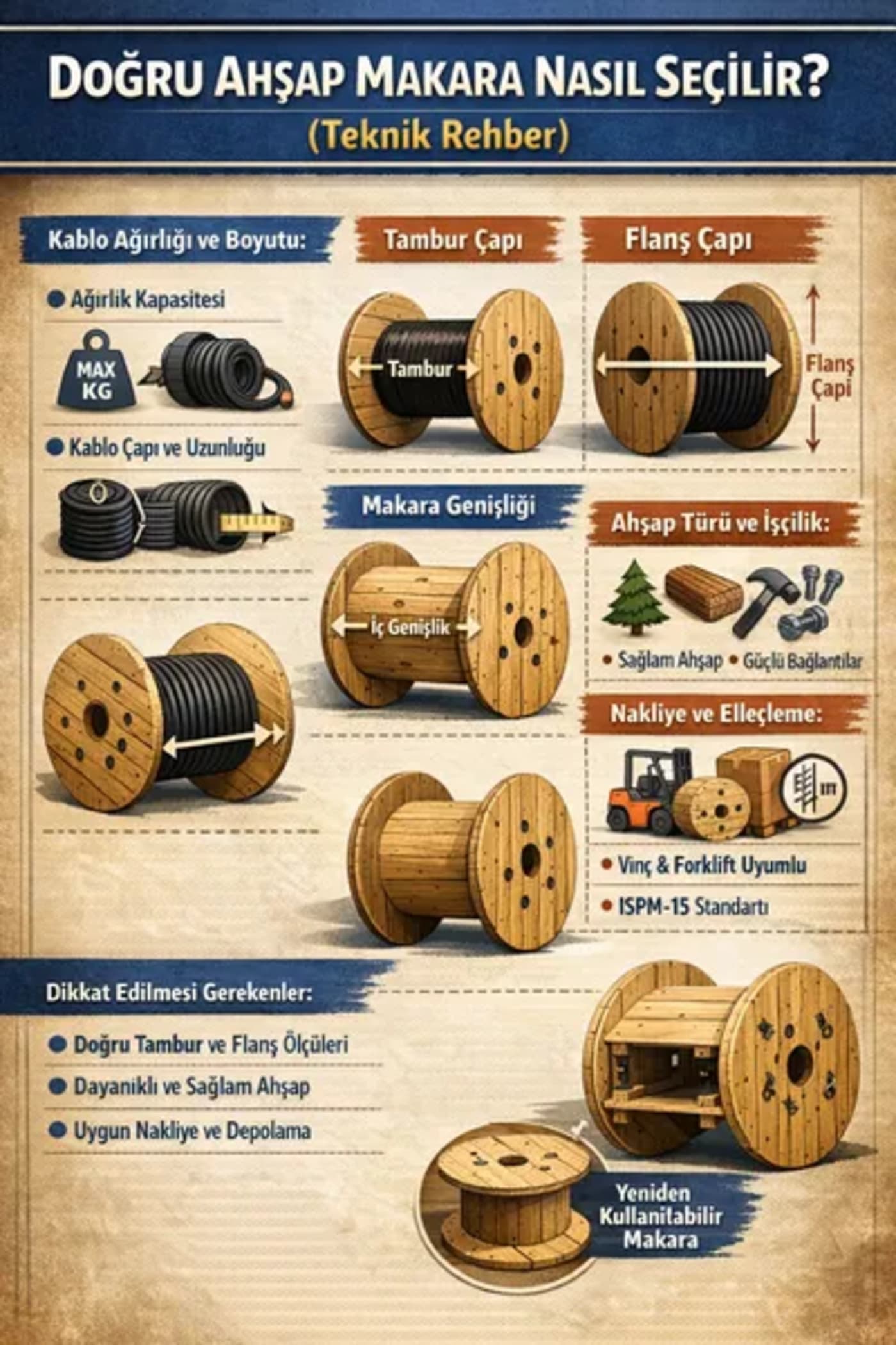 Doğru Ahşap Makara Nasıl Seçilir? (Teknik Rehber)