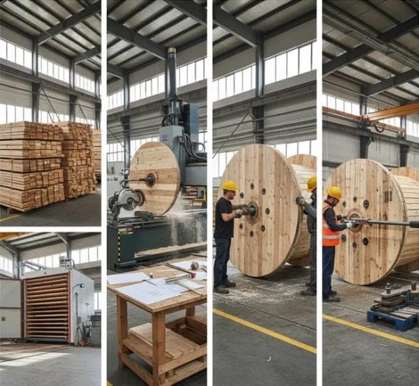Ahşap Makara Üretim Süreci