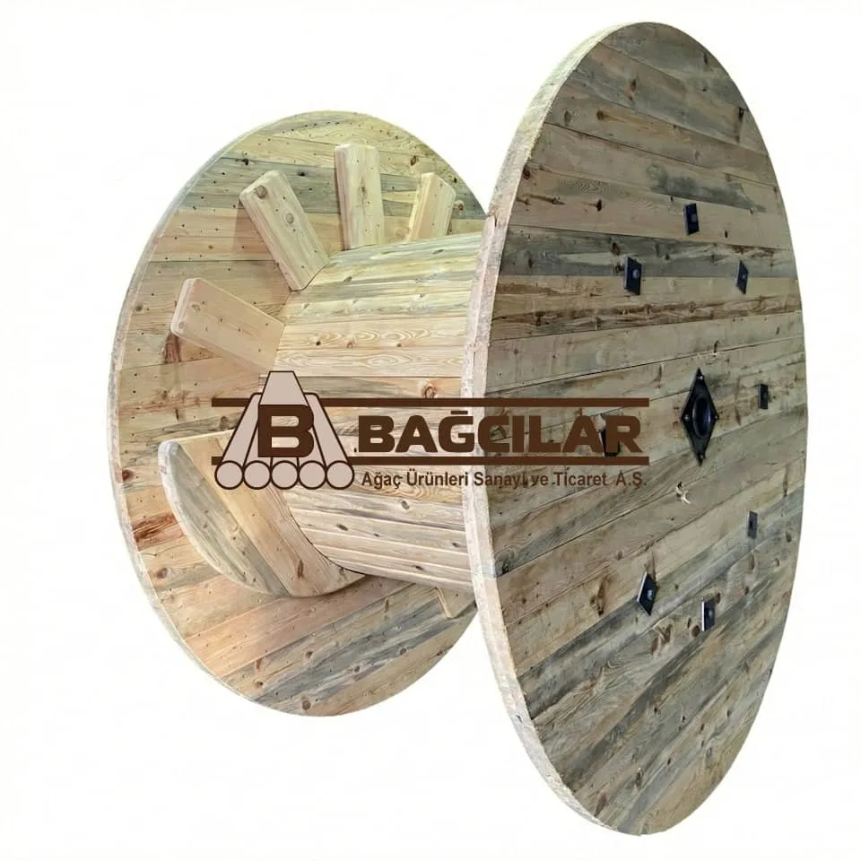 Ahşap Kablo Makarası-1