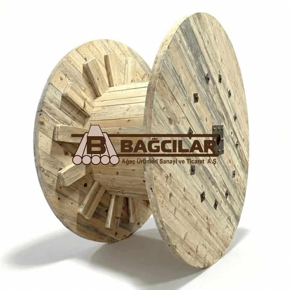 Ahşap Kablo Makarası-2